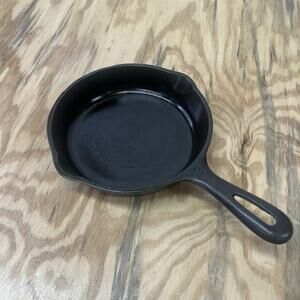Vtg 3 Unmarked Wagner Ware Seasoned Cast Iron Skillet Fry Sauce Pan 6 1/2"